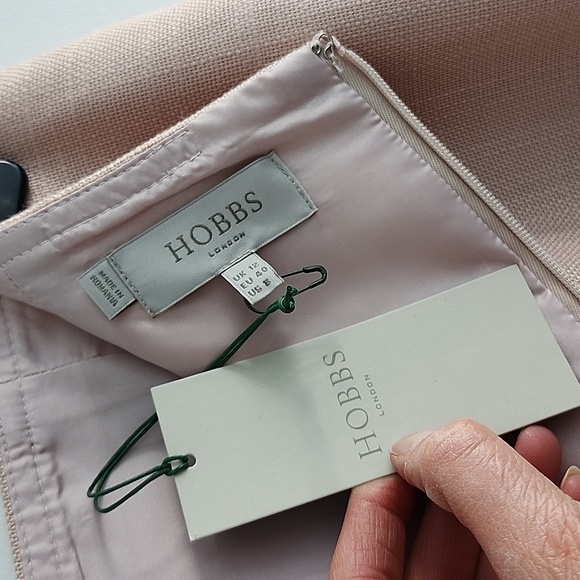 HOBBS London Pencil Skirt with Scalloped Trim Size 8 - Picture 4 of 8